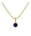 February Birthstone Silver Necklace SPE-5700